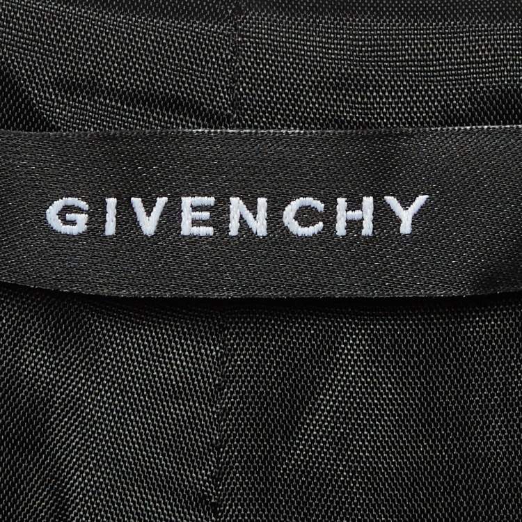 Pre Owned Givenchy Black Key Hole Detail Asymmetric Shrug M