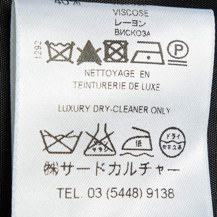Pre Owned Givenchy Black Key Hole Detail Asymmetric Shrug M