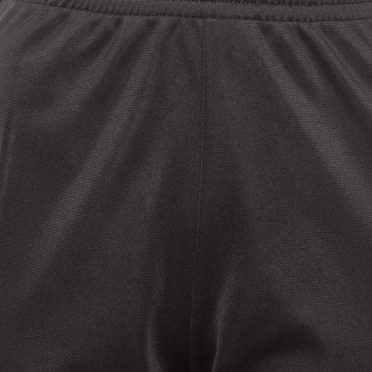 Pre Owned Givenchy Black Jersey Logo Tape Detail Track Pants S