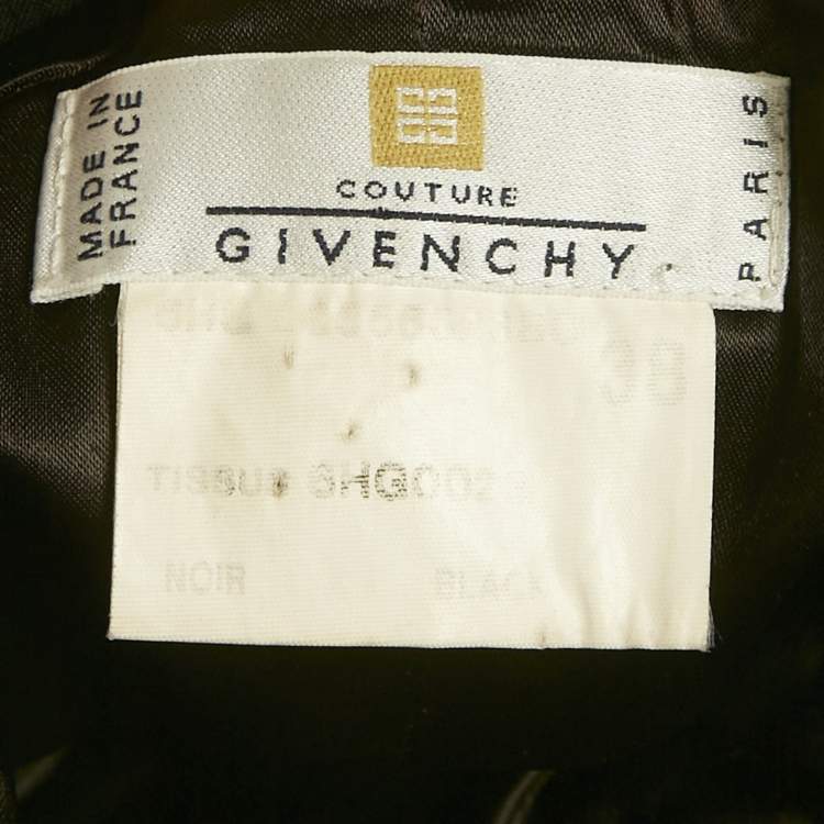 Pre Owned Givenchy Black Crepe Band Detail Strapless Jumpsuit M 