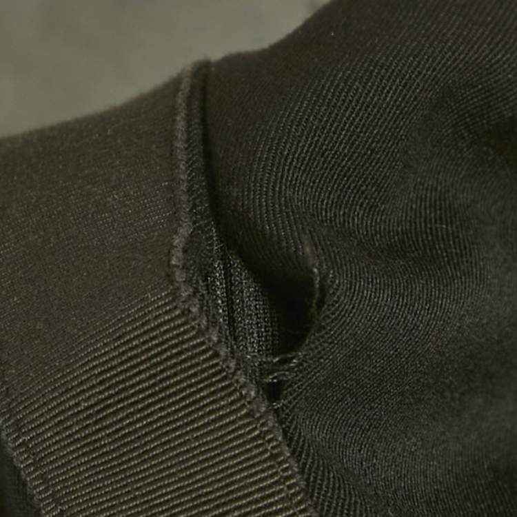 Pre Owned Givenchy Black Crepe Band Detail Strapless Jumpsuit M 