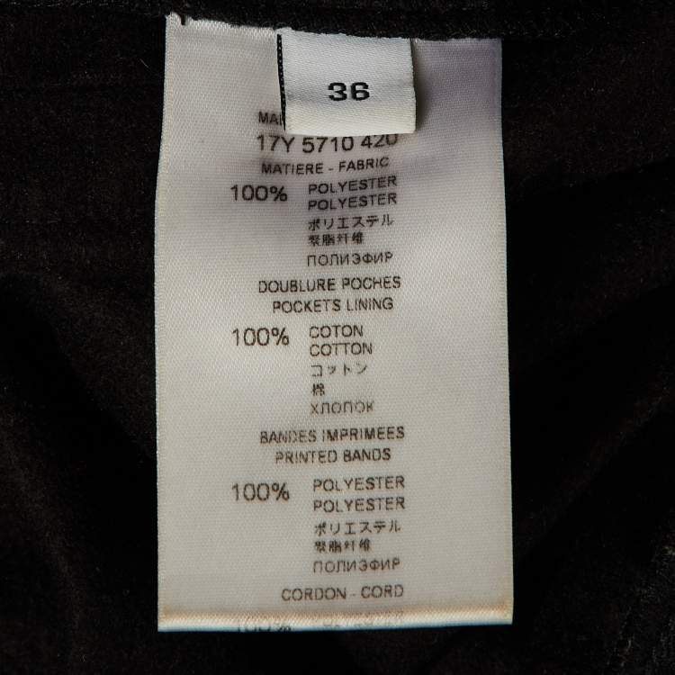 Pre Owned Givenchy Black Jersey Logo Tape Track Pants S