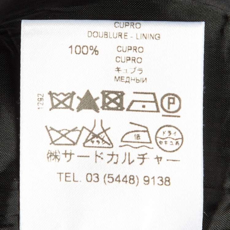 Pre Owned Givenchy Monochrome Crepe Draped Sleeveless Top M