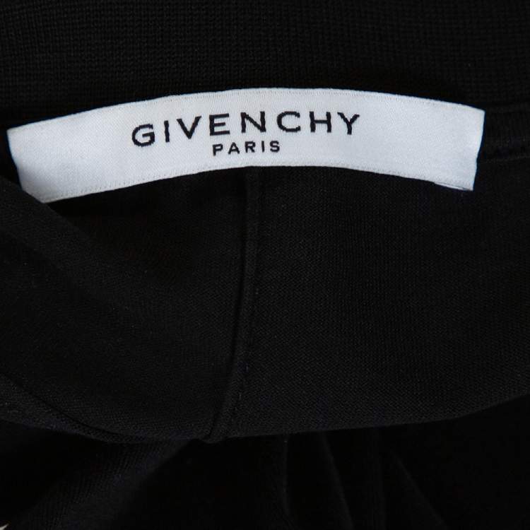 Pre Owned Givenchy Monochrome Cotton Power of Love Oversized T Shirt S