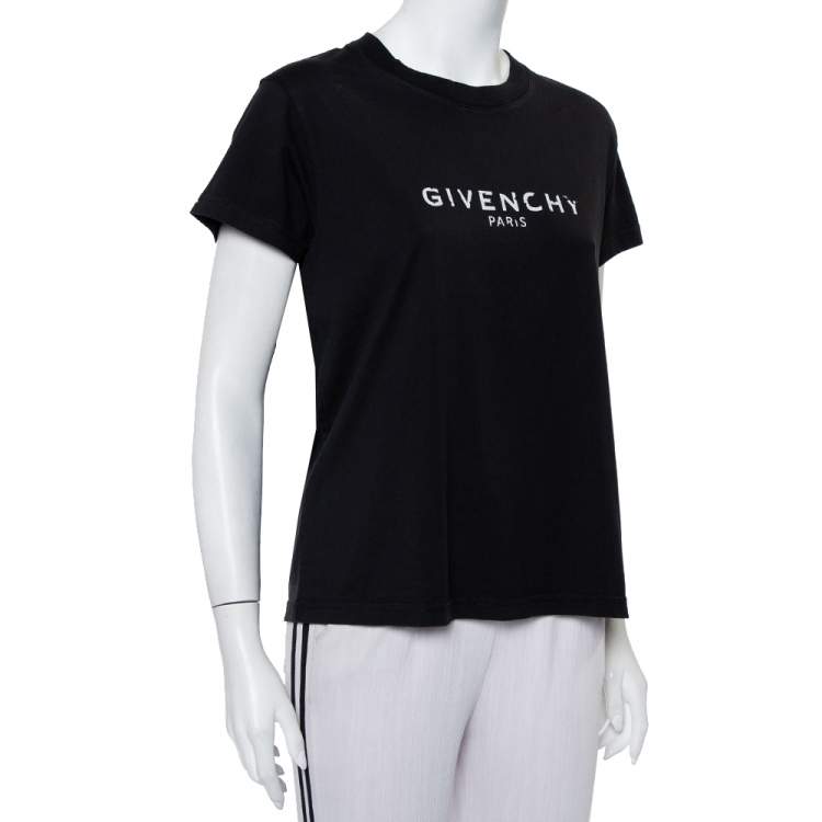 Givenchy blurred outlet logo t shirt