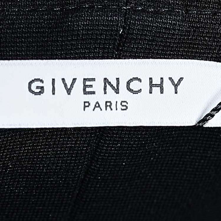 Pre Owned Givenchy Black Knit and Jersey Strapless Jumpsuit XS