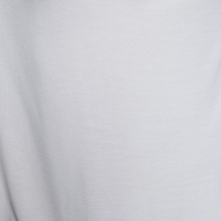 Pre Owned Givenchy White Knit Full Sleeve Top S