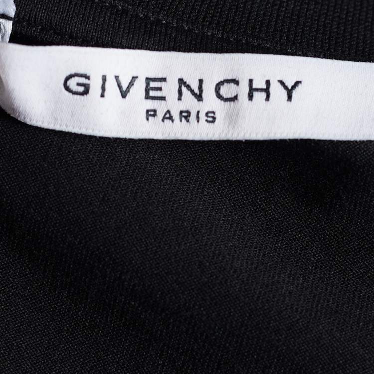 Pre Owned Givenchy Black Robot Print Cotton T-Shirt S