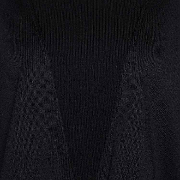 Pre Owned Givenchy Black Jersey & Knit Box Fit Sweatshirt M