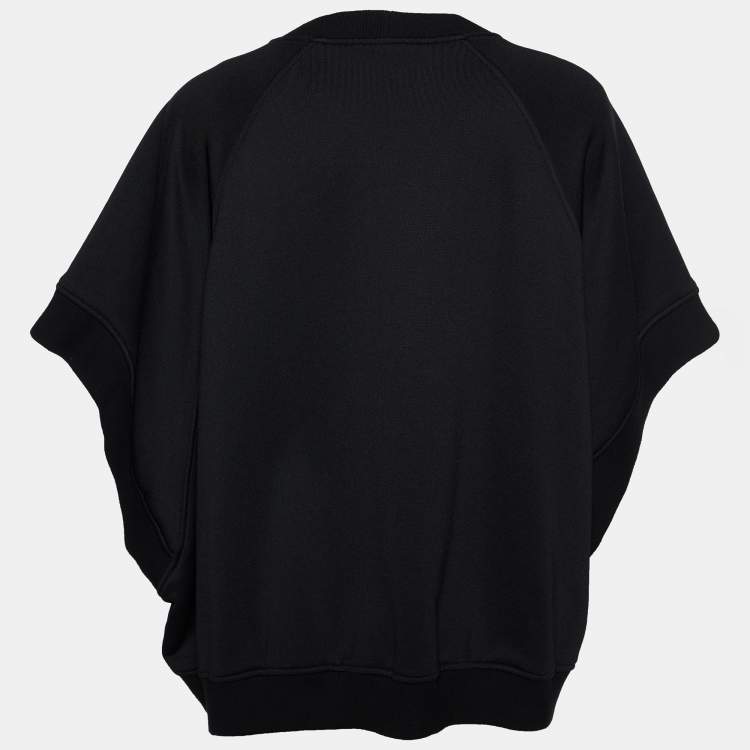 Pre Owned Givenchy Black Jersey & Knit Box Fit Sweatshirt M