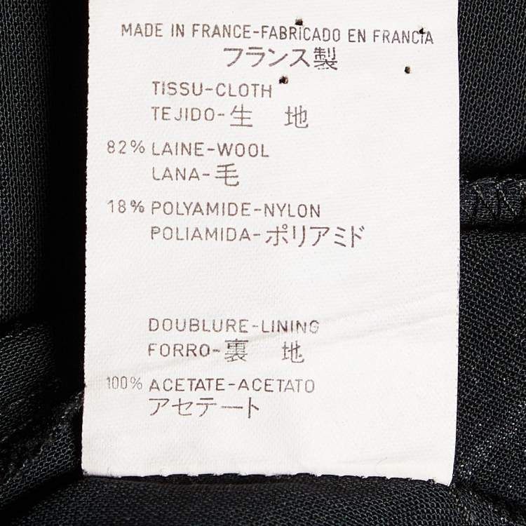 Pre Owned Givenchy Vision Black Printed Wool Button Front Shirt XL