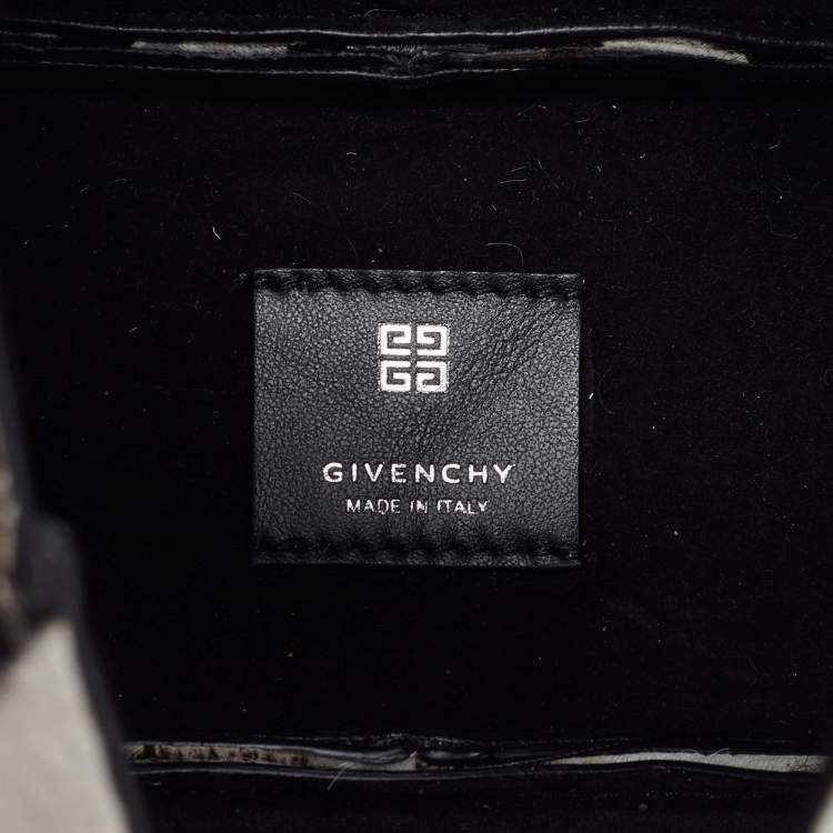 Pre Owned Givenchy White/Black Zebra Calfhair and Leather Bag
