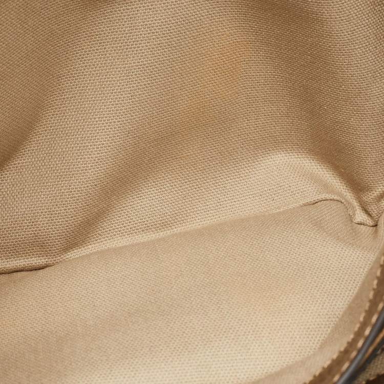Pre Owned Givenchy Gold Leather Medium Antigona Envelope Clutch