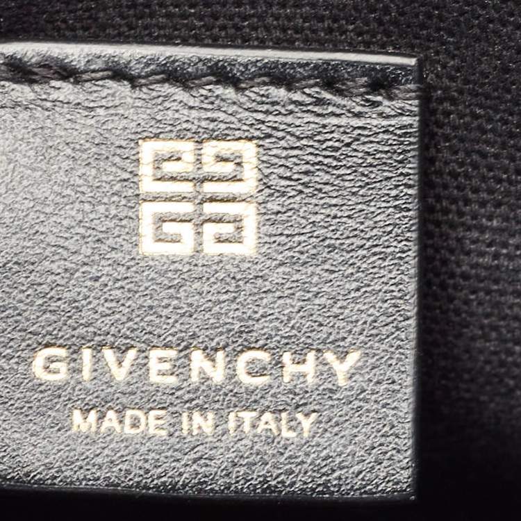 Pre Owned Givenchy Beige/Black Canvas Mini G Tote  