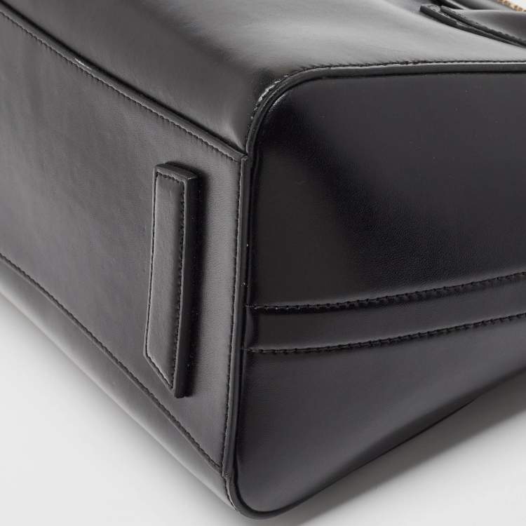 Pre Owned Givenchy Black Leather Small Antigona Satchel