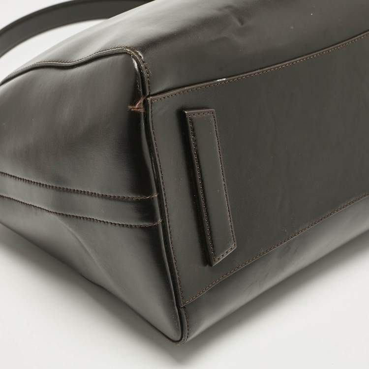 Pre Owned Givenchy Brown Leather Medium Antigona Satchel