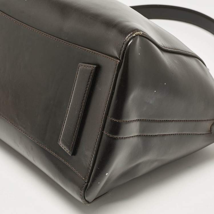Pre Owned Givenchy Brown Leather Medium Antigona Satchel