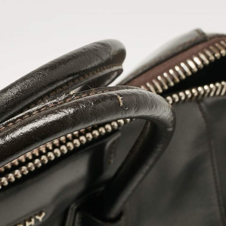 Pre Owned Givenchy Brown Leather Medium Antigona Satchel