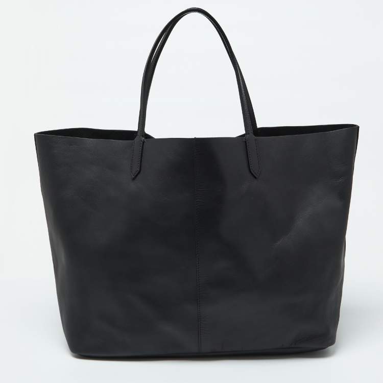 Pre Owned Givenchy Black Leather Large Antigona Shopper Tote