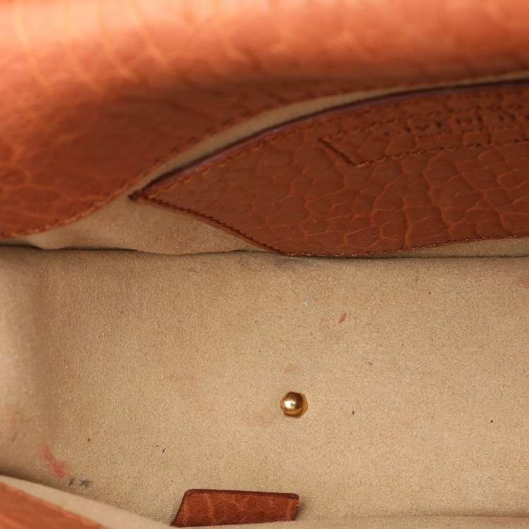 Pre Owned Givenchy Brown Leather Infinity Saddle Shoulder Bag