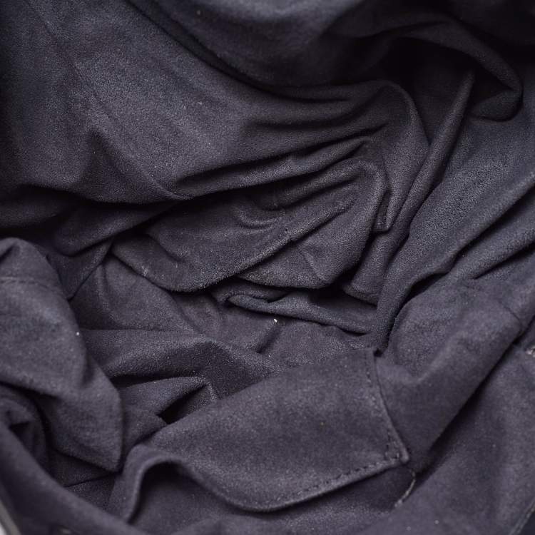 Pre Owned Givenchy Black Leather Shopper Tote
