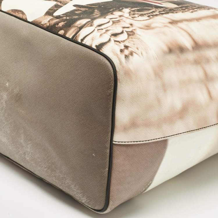 Pre Owned Givenchy Multicolor Printed Coated Canvas Large Antigona Shopper Tote