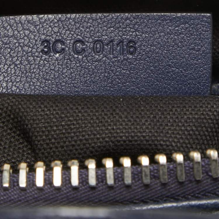 Pre Owned Givenchy Navy Blue Leather Mini Antigona Satchel