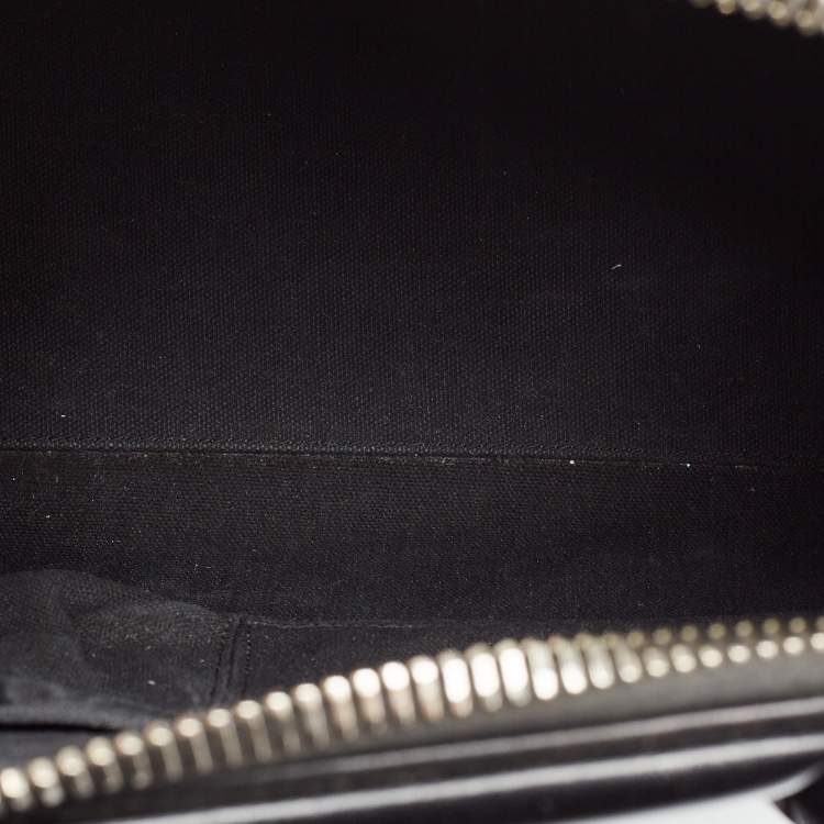 Pre Owned Givenchy Black Glossy Leather Small Antigona Satchel