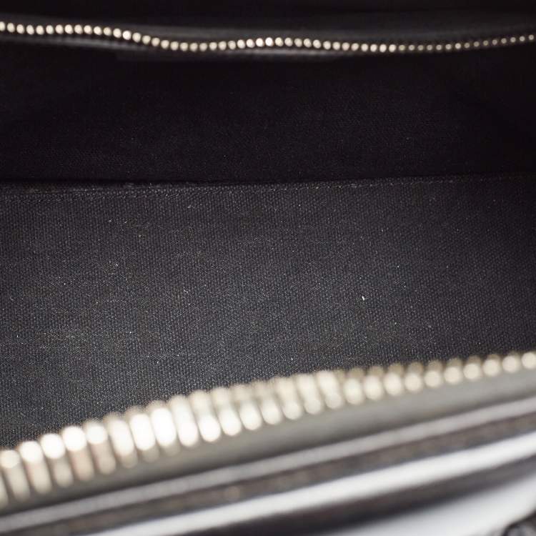 Pre Owned Givenchy Black Glossy Leather Small Antigona Satchel