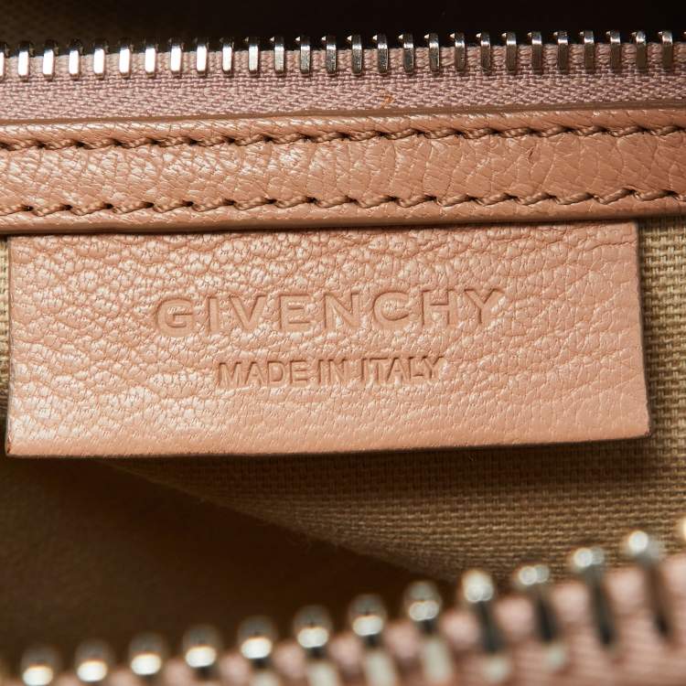 Pre Owned Givenchy Beige Leather Small Antigona Satchel