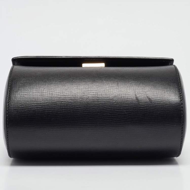 Pre Owned Givenchy Black Leather Mini Pandora Box Crossbody Bag