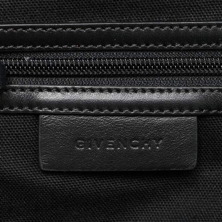 Pre Owned Givenchy Black Leather Graffiti Backpack