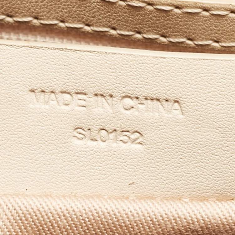 Pre Owned Givenchy Beige/Grey Signature Canvas and Leather Crossbody Bag
