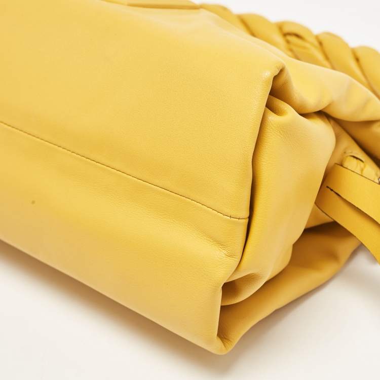 Pre Owned Givenchy Yellow Leather id93 Shoulder Bag