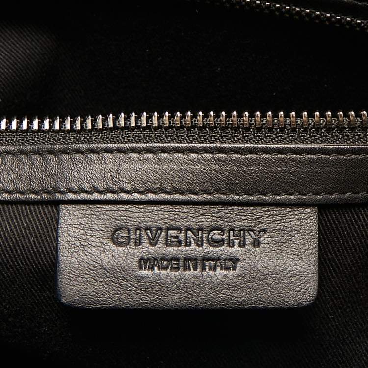Pre Owned Givenchy Brown/Black Leather Obsedia Satchel