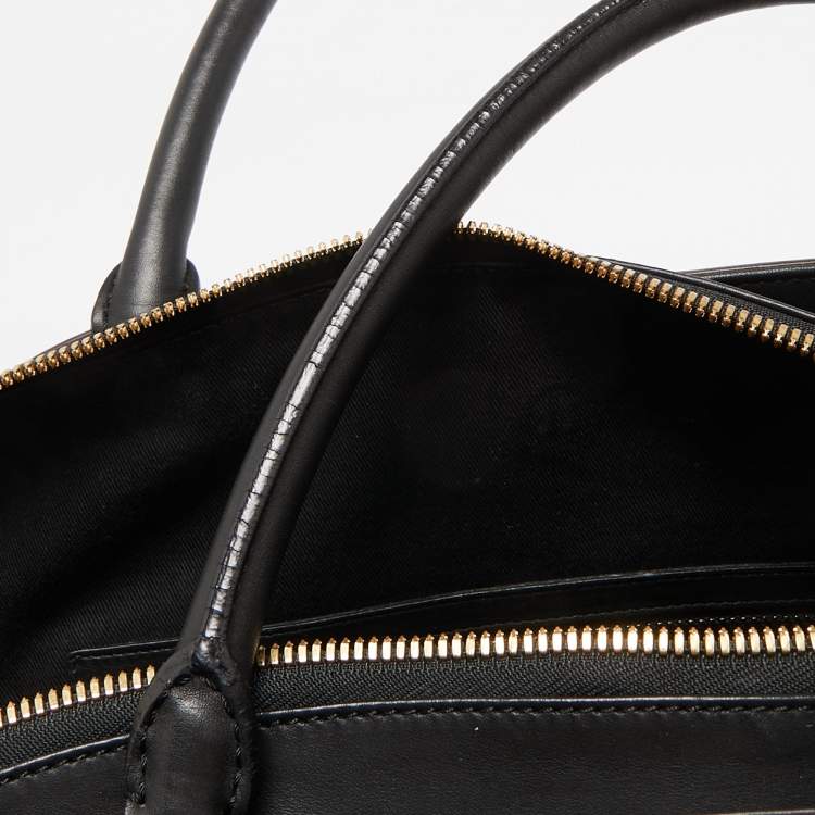 Pre Owned Givenchy Brown/Black Leather Obsedia Satchel