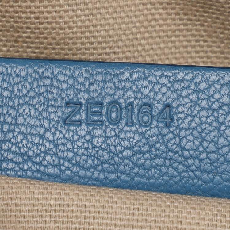 Pre Owned Givenchy Blue Leather Small Antigona Satchel