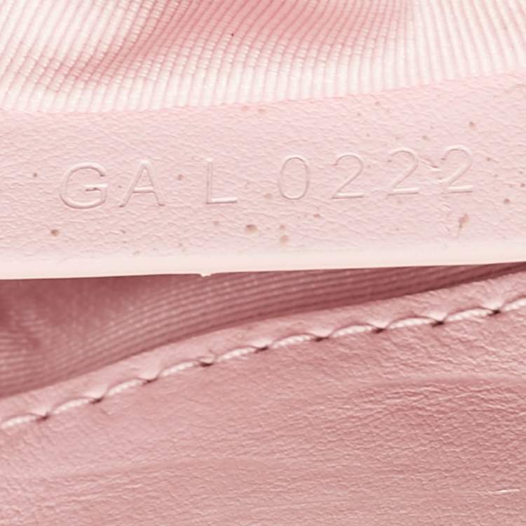 Pre Owned Givenchy Pink Embossed Leather Large 4G Shoulder Bag