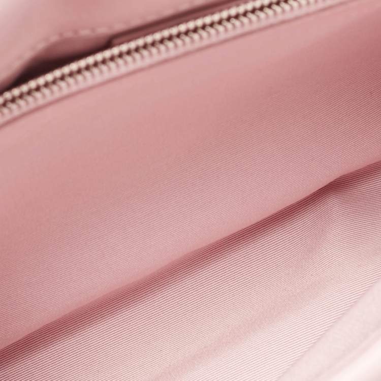 Pre Owned Givenchy Pink Embossed Leather Large 4G Shoulder Bag