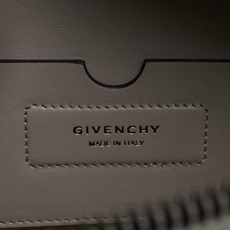 Pre Owned Givenchy Grey Leather Medium Antigona Soft Satchel