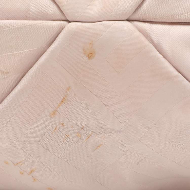 Pre Owned Givenchy Light Beige/Black Monogram Nylon and Leather Hobo
