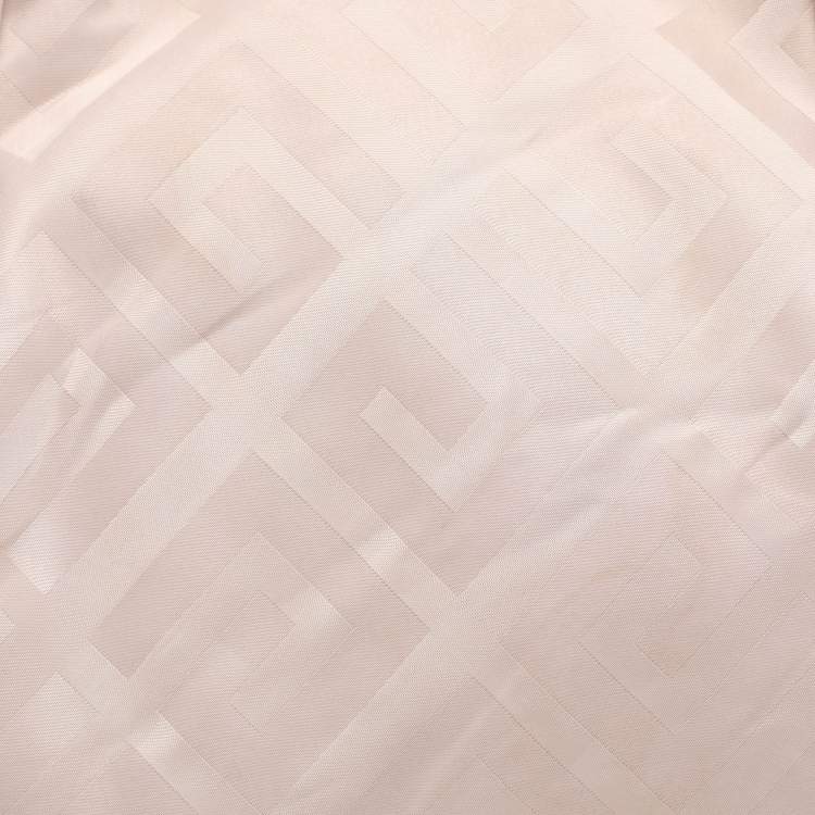 Pre Owned Givenchy Light Beige/Black Monogram Nylon and Leather Hobo