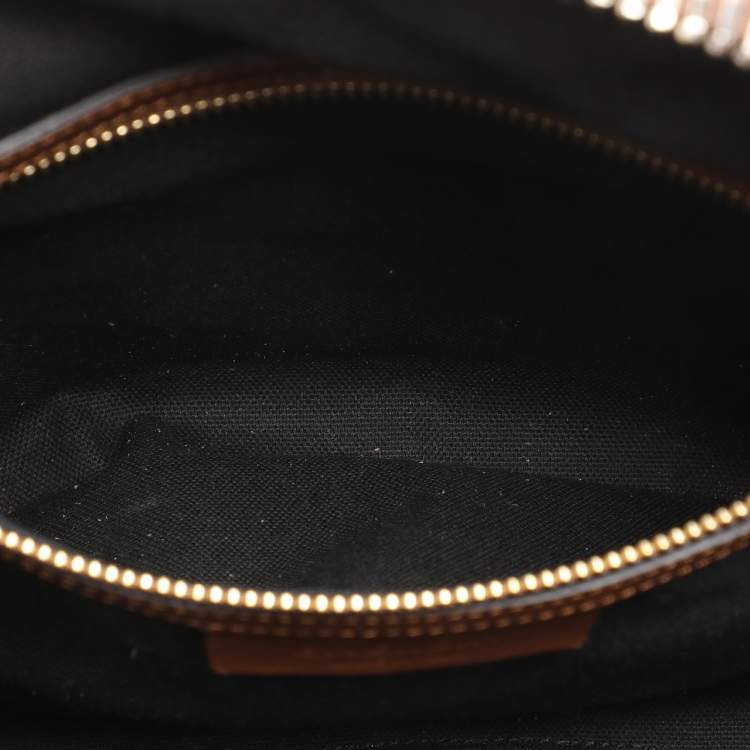 Pre Owned Givenchy Brown/Grey Leather Small Antigona Satchel