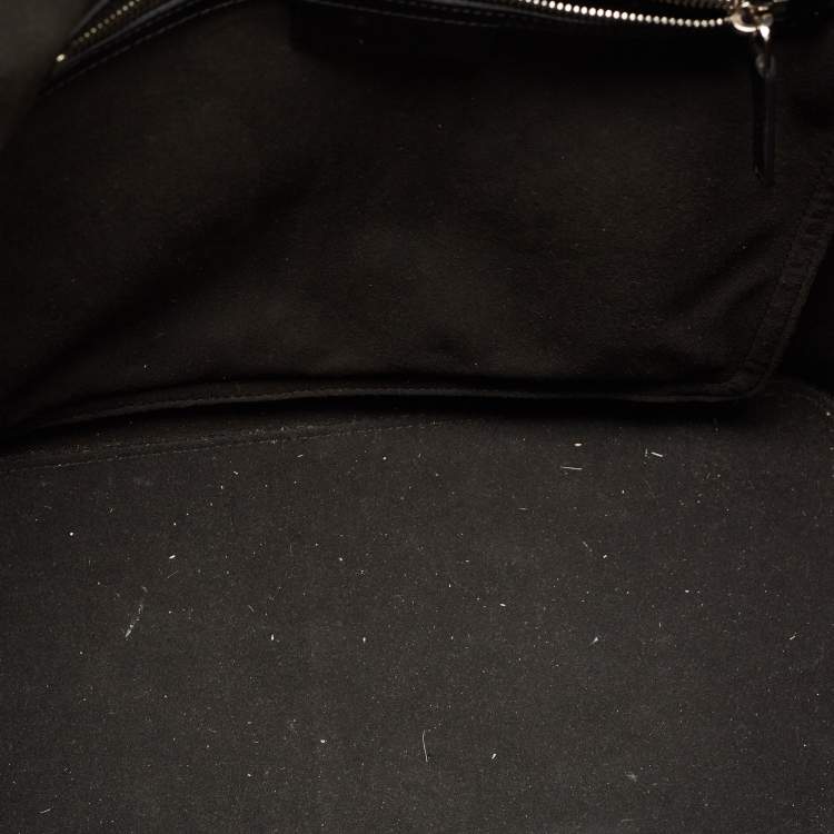 Pre Owned Givenchy Black Canvas and Leather Antigona Shopper Tote