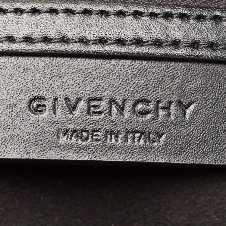 Pre Owned Givenchy Black Canvas and Leather Antigona Shopper Tote