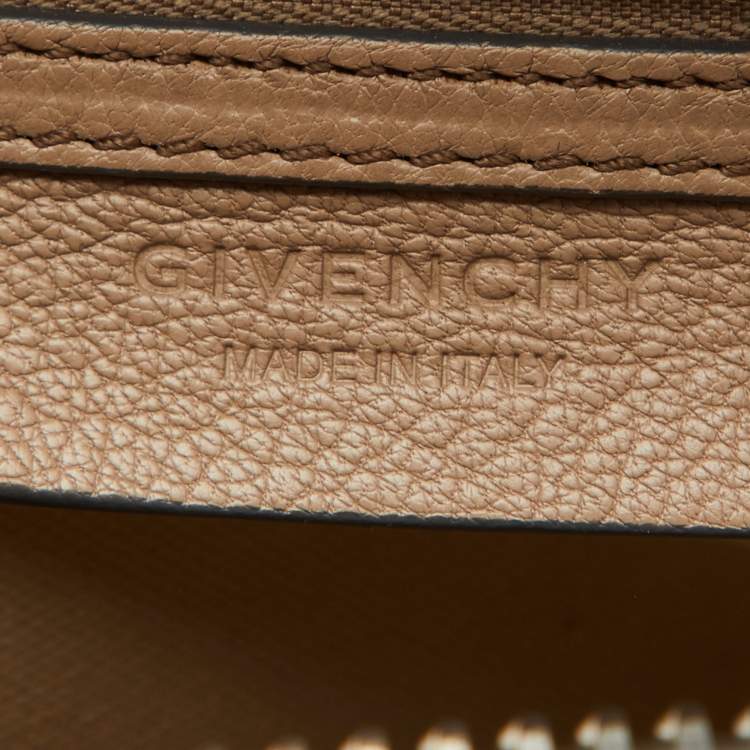 Pre Owned Givenchy Beige Leather Medium Antigona Satchel