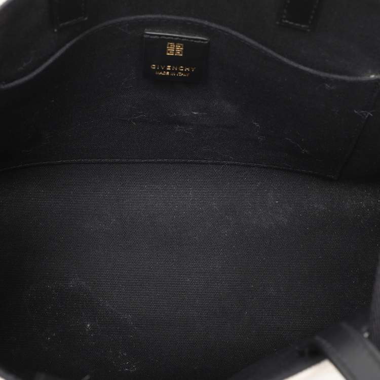 Pre Owned Givenchy White Canvas Small G Tote