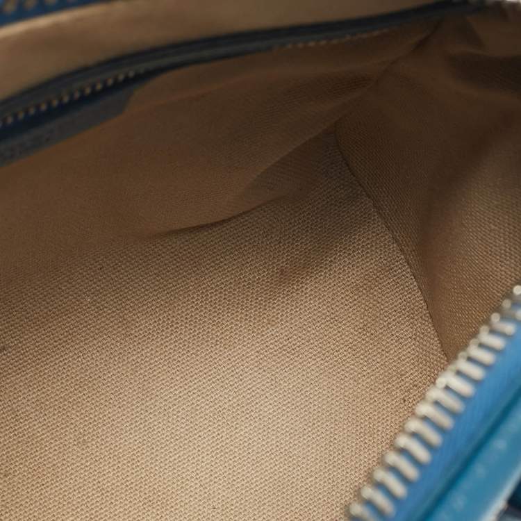 Pre Owned Givenchy Blue Leather Mini Antigona Satchel