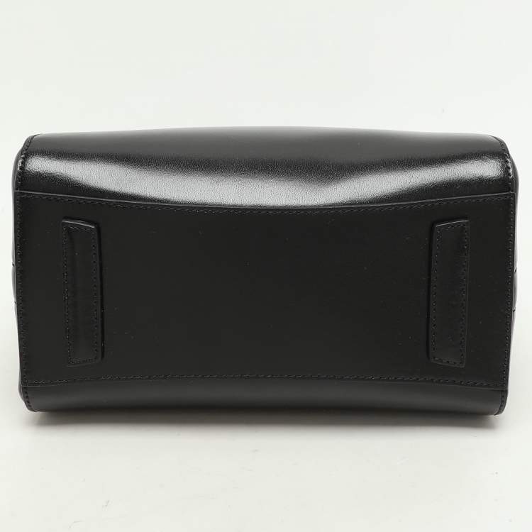 Pre Owned Givenchy Black Leather Mini Antigona Satchel