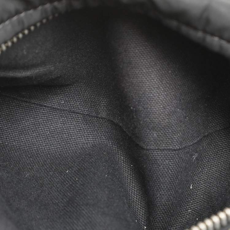 Pre Owned Givenchy Black/Cream Nylon and Leather Small Pandora Shoulder Bag